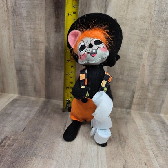 Annalee Witch Mouse With Toilet Paper Trickster TP Halloween 2015 - Picture 7 of 7